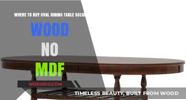 Solid Wood Oval Dining Tables: Top Retailers for MDF-Free Options