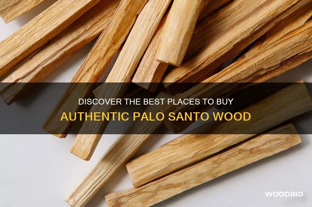 where to buy palo santo wood