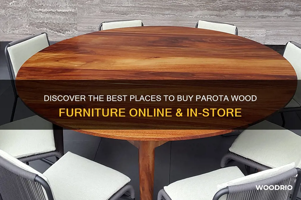 where to buy parota wood furniture