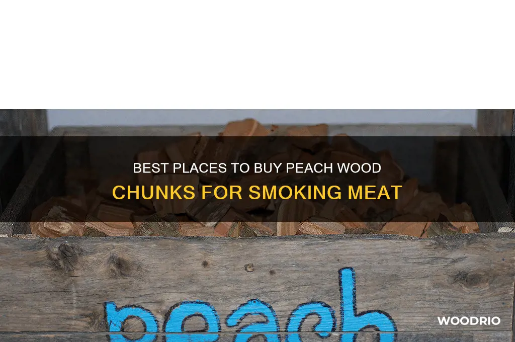 where to buy peach wood chunks for smoking