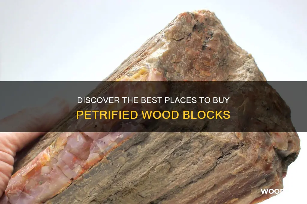 where to buy pertrified wood blocks