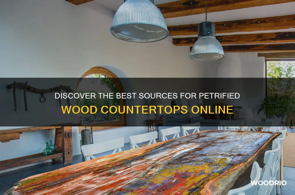 where to buy petrified wood countertops