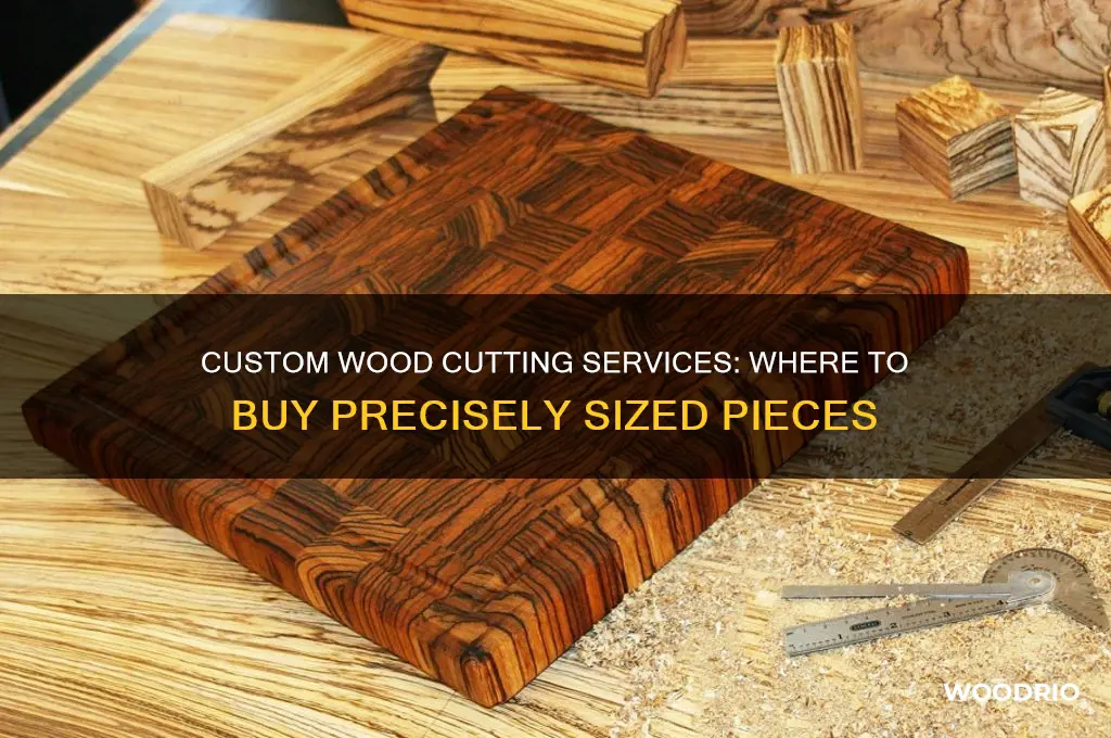 where to buy piece of wood cut to size