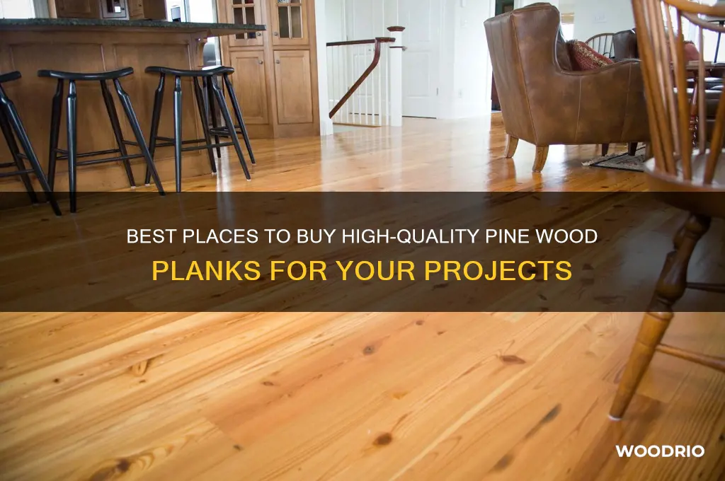 where to buy pine wood planks