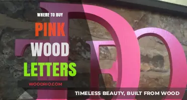 Where to Find and Buy Pink Wood Letters for Decor