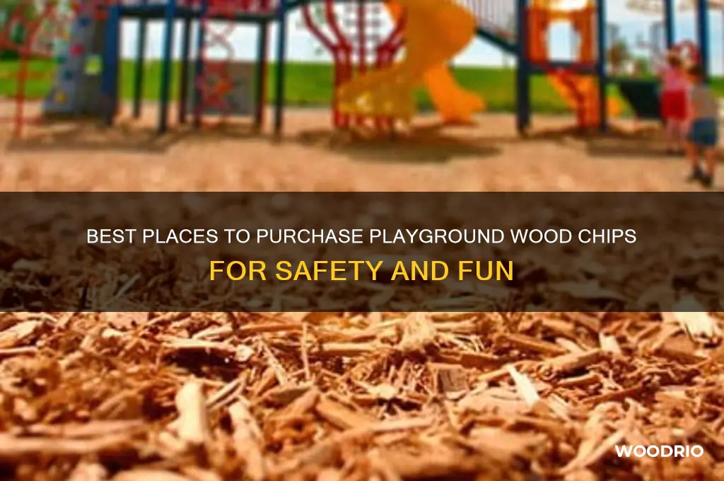 where to buy playground wood chips