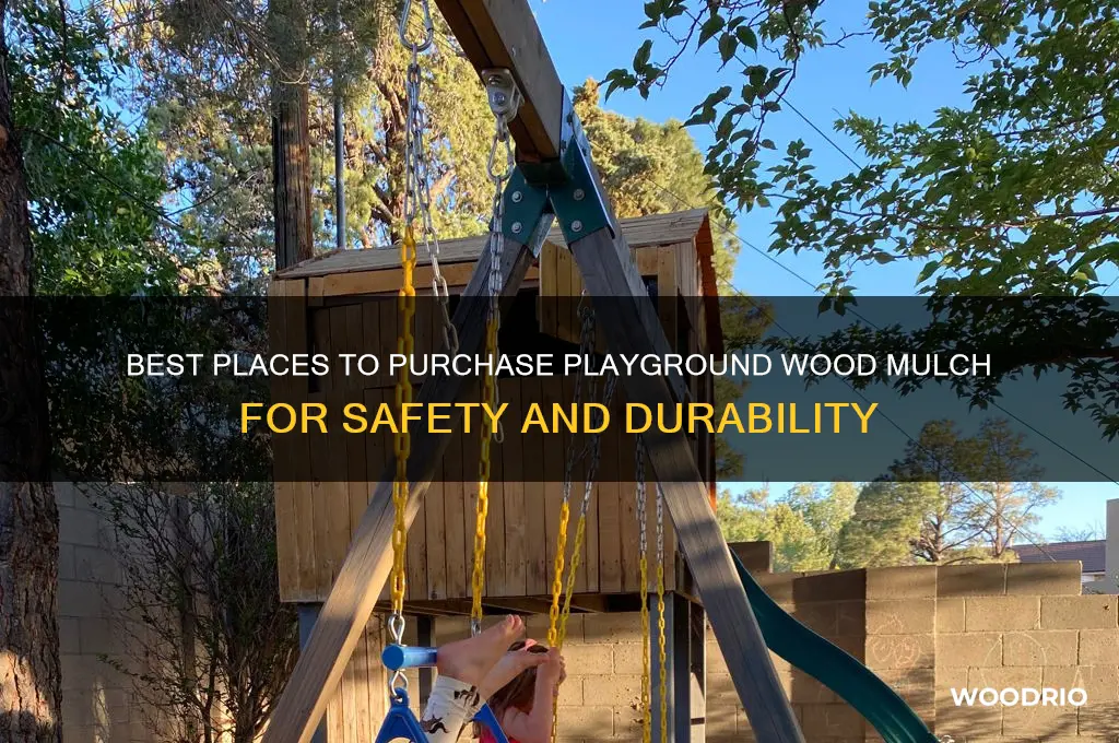where to buy playground wood mulch