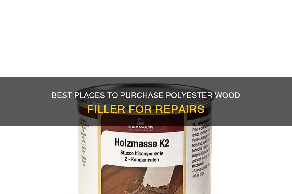 where to buy polyester wood filler