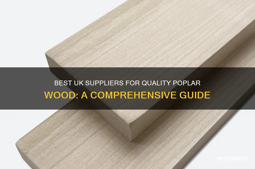 where to buy poplar wood in uk