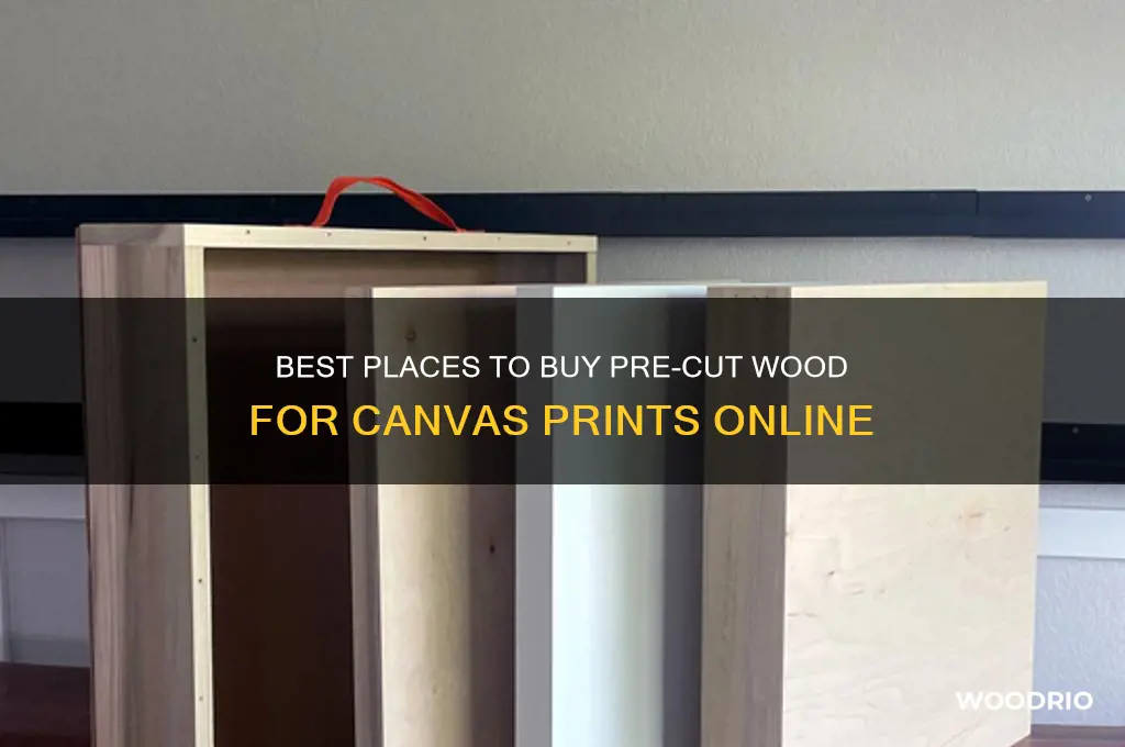where to buy pre cut wood for canvas prints
