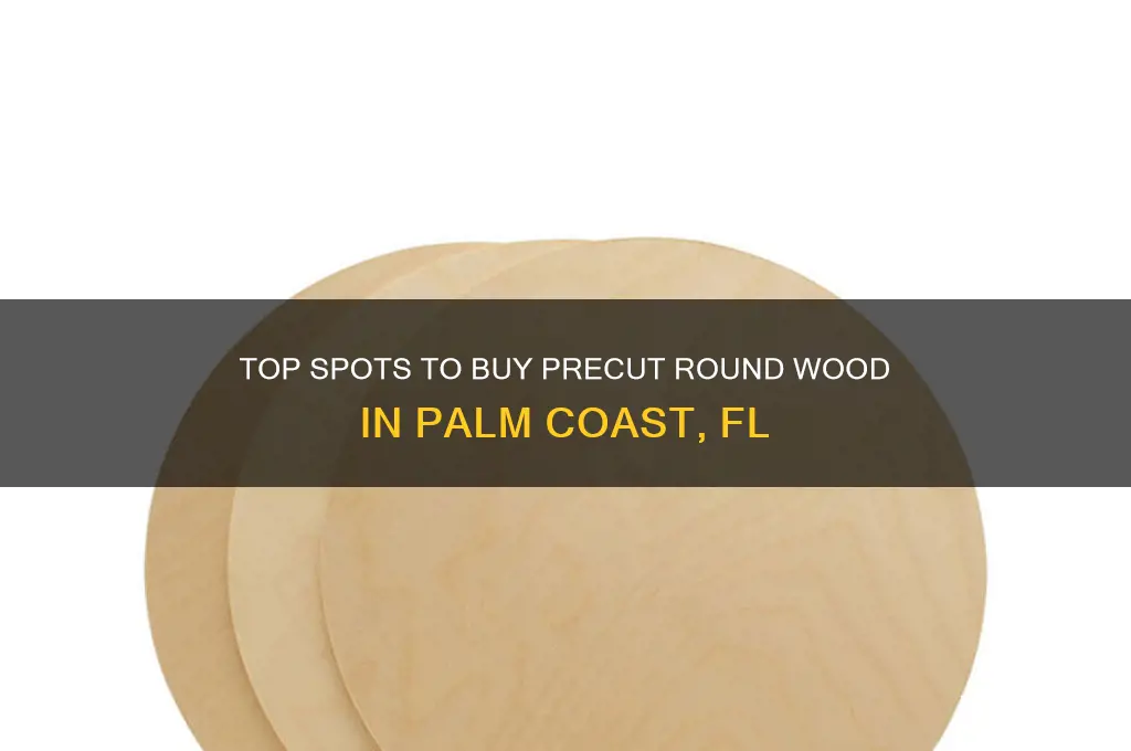 where to buy precut round wood in palm coast