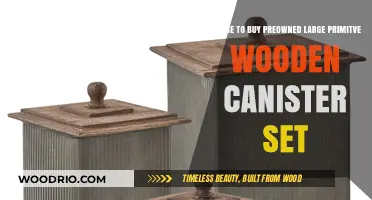Discover Preowned Large Primitive Wooden Canister Sets: Top Buying Spots