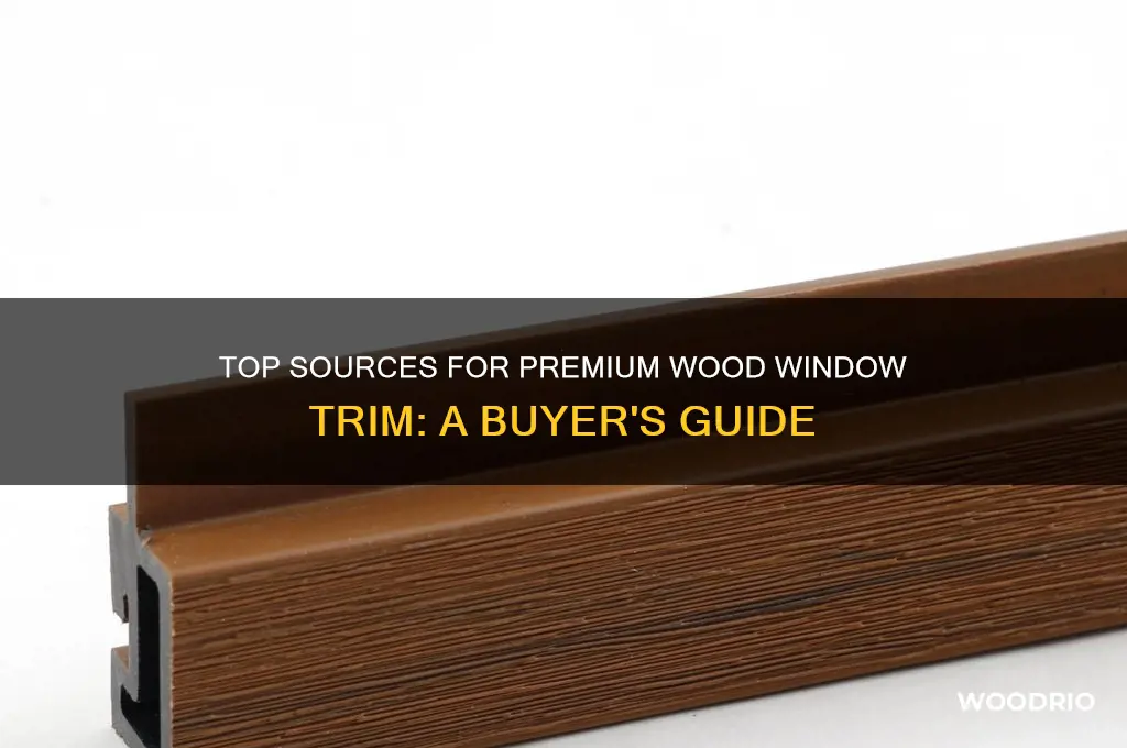 where to buy prime wood for window trim