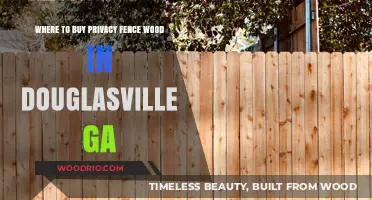 Top Spots to Purchase Privacy Fence Wood in Douglasville, GA