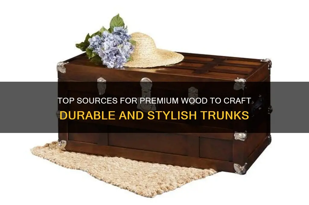 where to buy quality wood for trunks