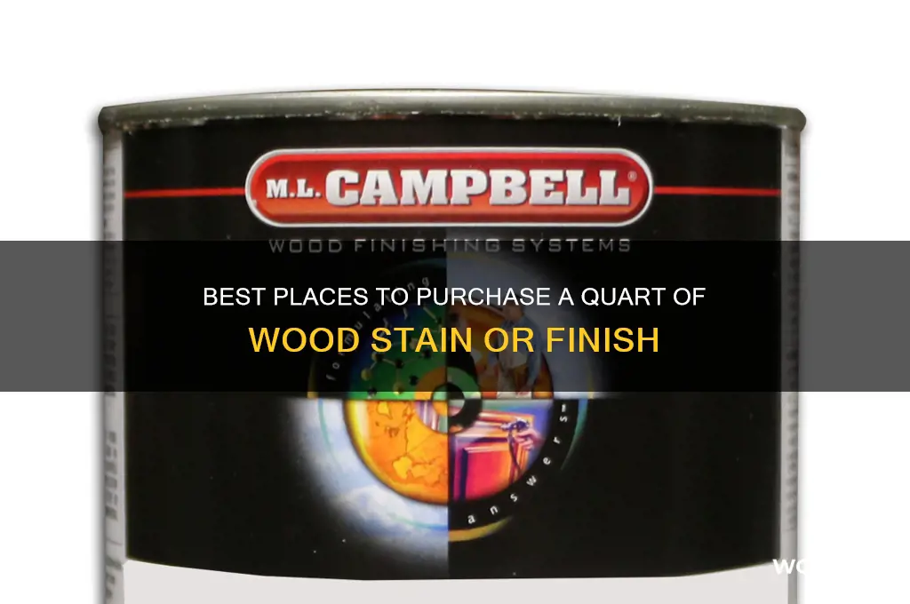 where to buy quart of wood
