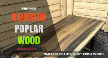 Discover the Best Sources to Buy Rainbow Poplar Wood Today
