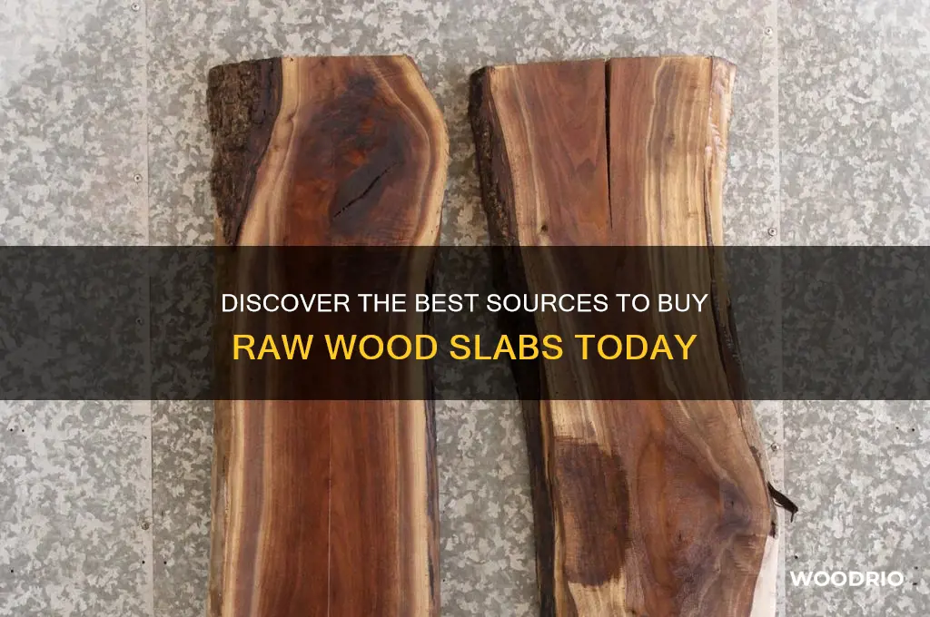 where to buy raw slabs of wood
