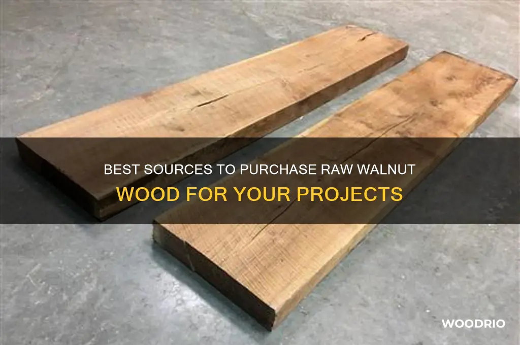 where to buy raw walnut wood