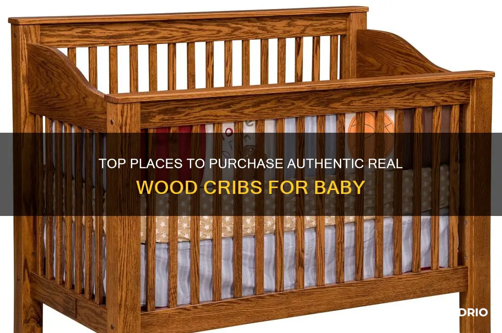 where to buy real wood cribs