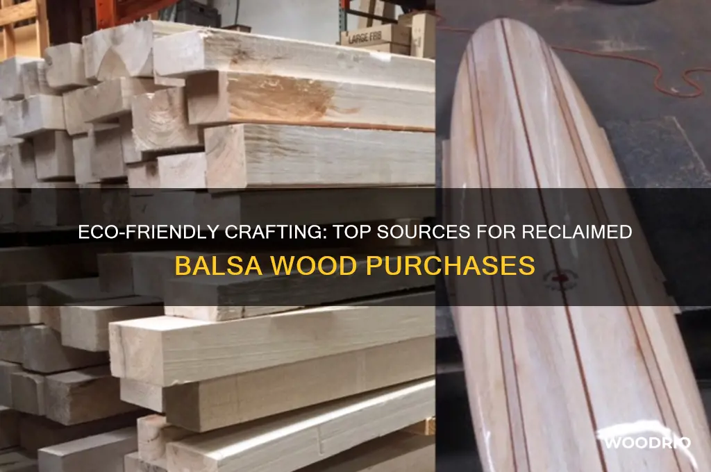 where to buy reclaimed balsa wood