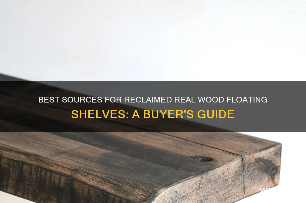 where to buy reclaimed real wood for floating shelves