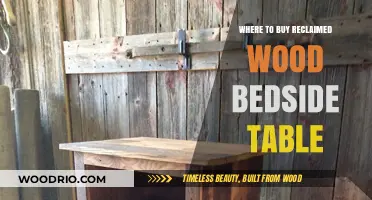 Discover Unique Reclaimed Wood Bedside Tables: Top Buying Spots