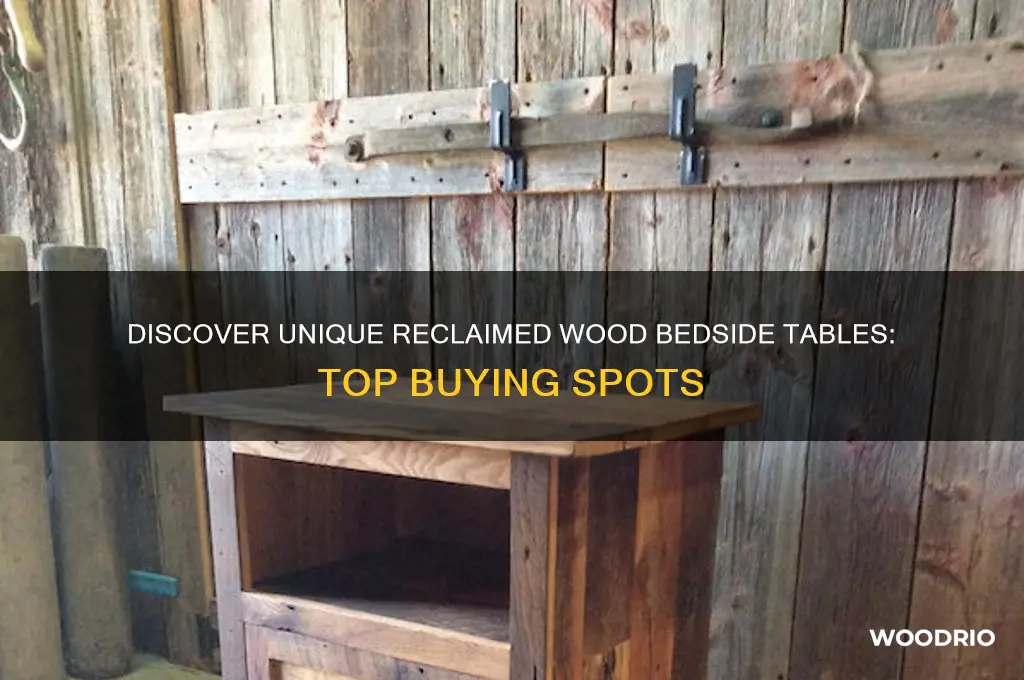 where to buy reclaimed wood bedside table