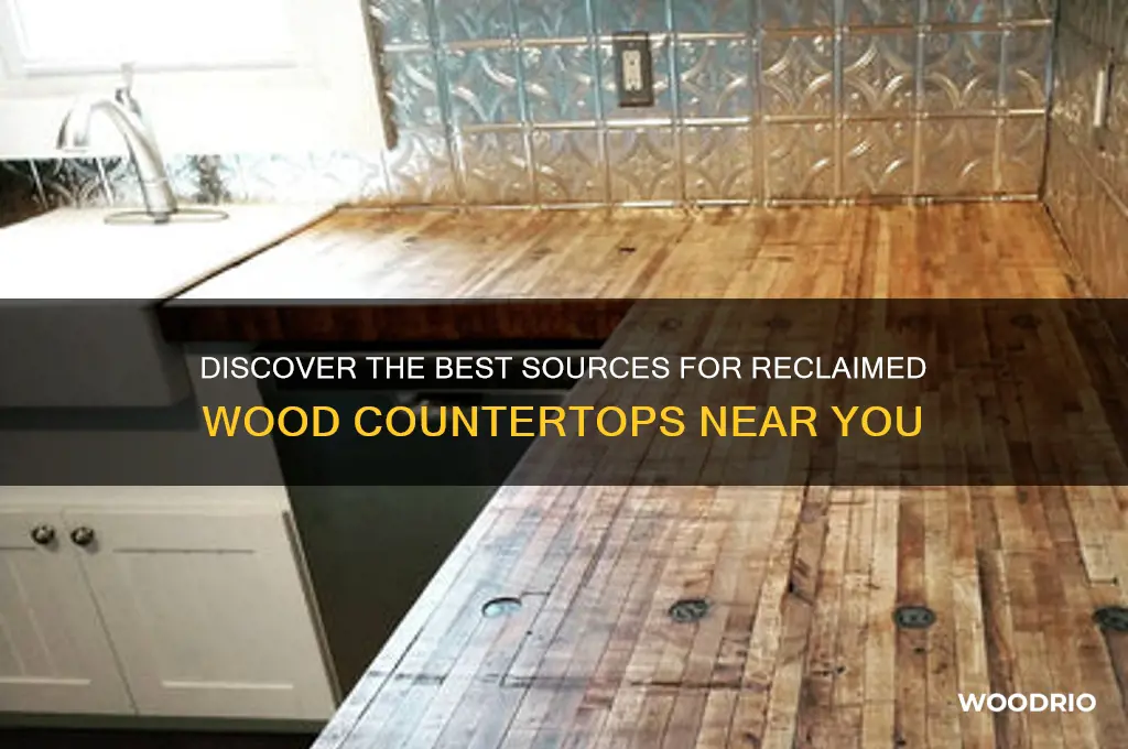 where to buy reclaimed wood countertops