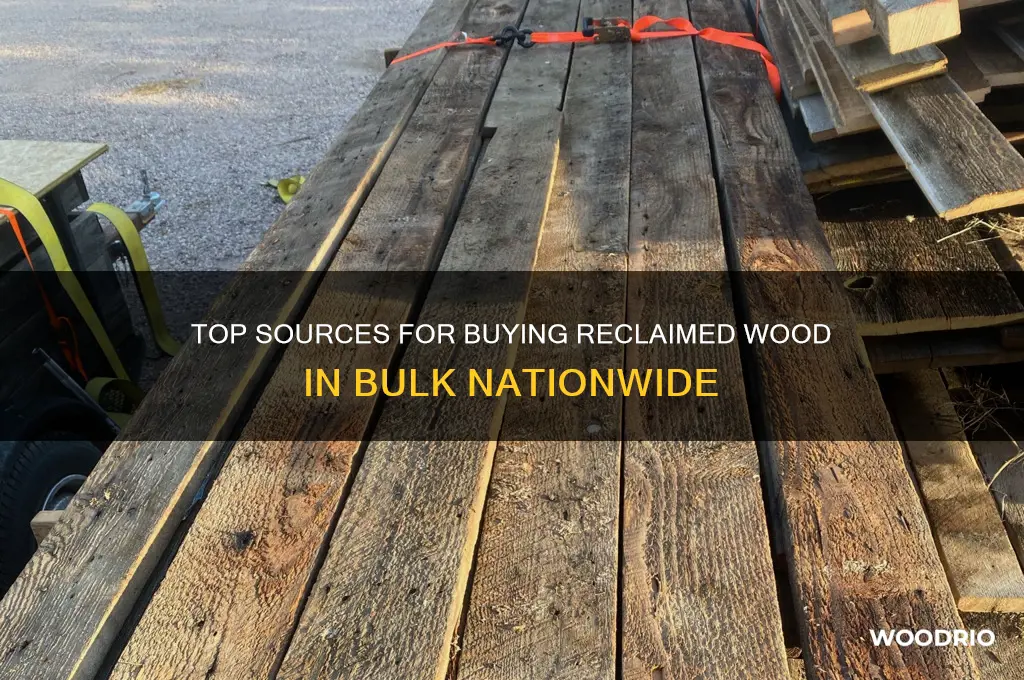 where to buy reclaimed wood in bulk