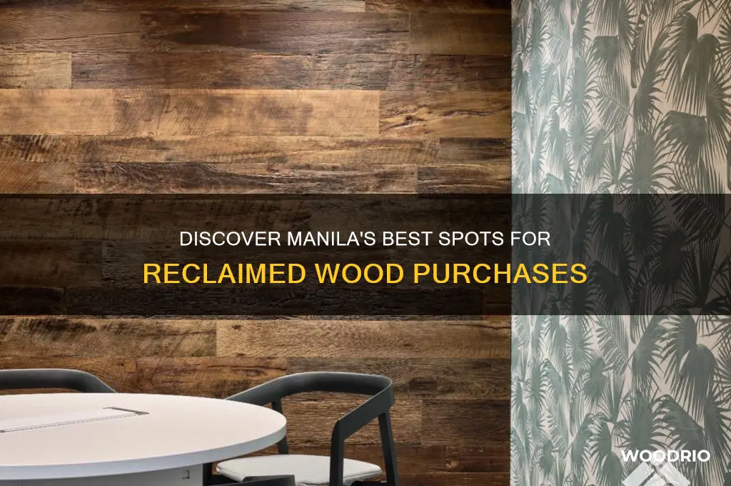 where to buy reclaimed wood in manila