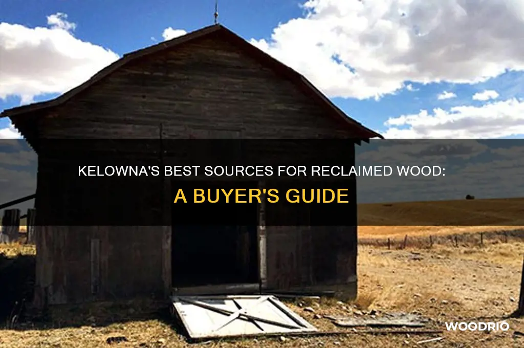 where to buy reclaimed wood kelowna