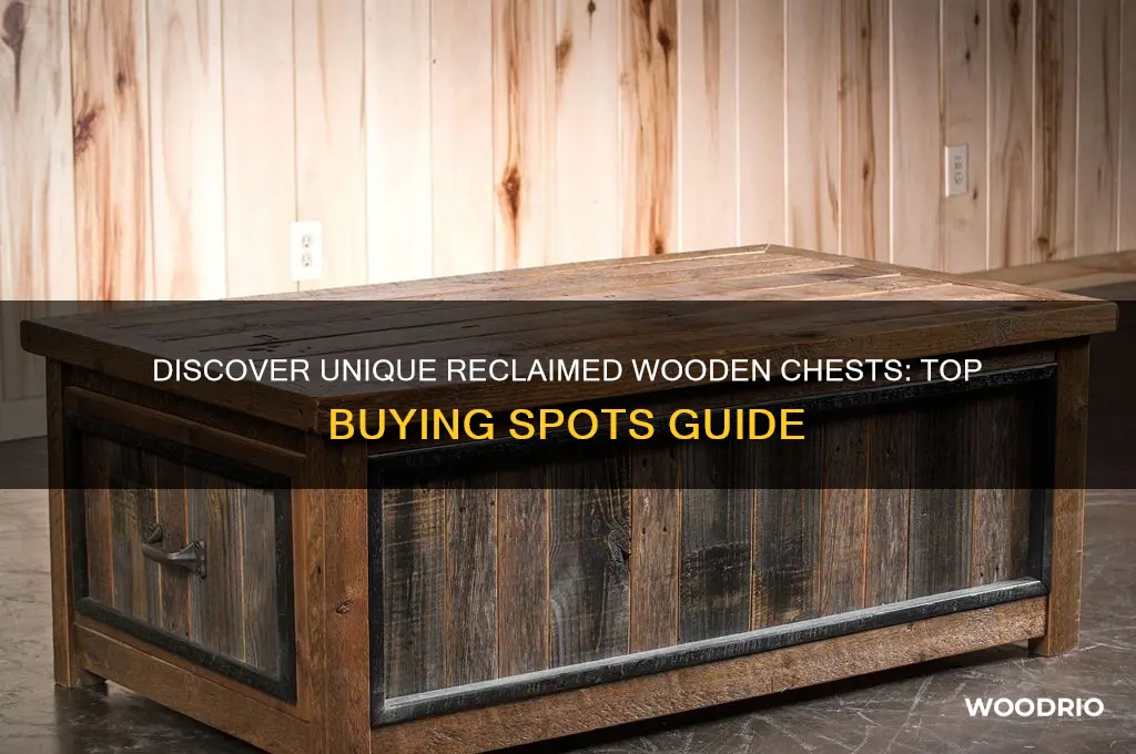 where to buy reclaimed wooden chests