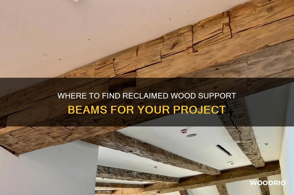 where to buy recleaimed wood support beams