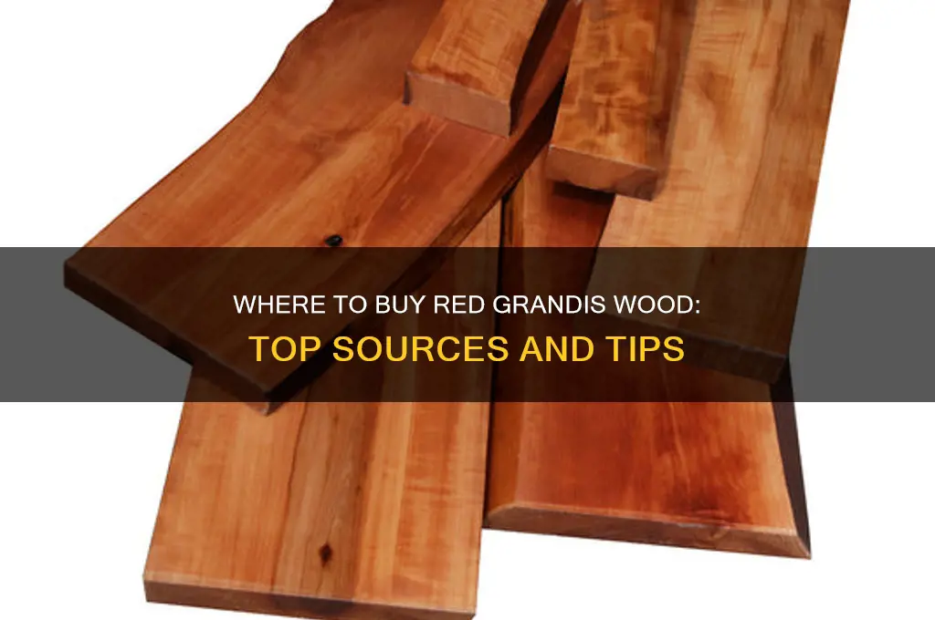 where to buy red grandis wood