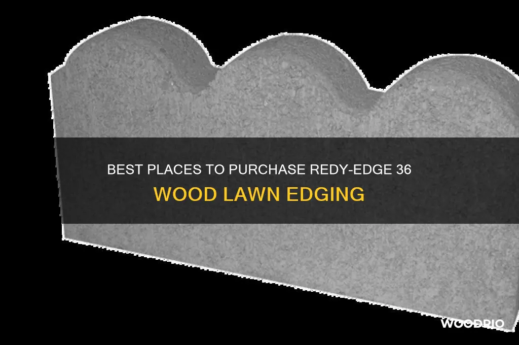 where to buy redy-edge 36 wood lawn edging
