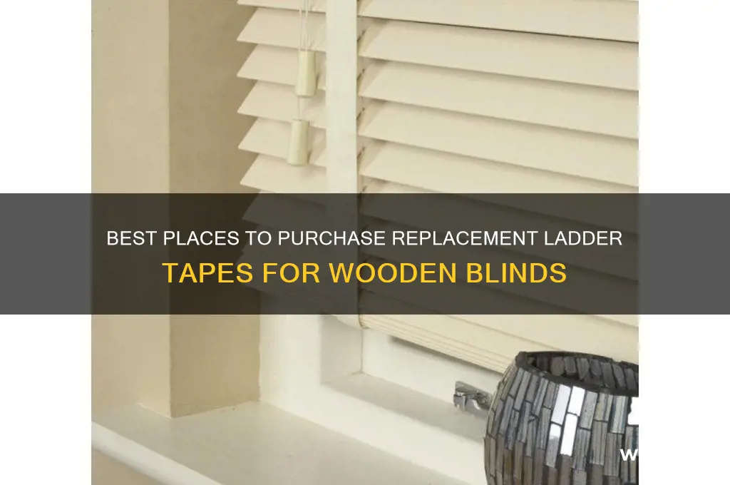 where to buy replacement loth tapes for wooden blinds
