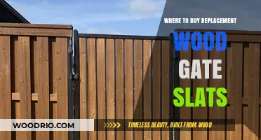 Best Places to Purchase Replacement Wood Gate Slats Online & Locally