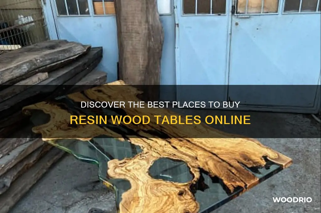 where to buy resin wood tables