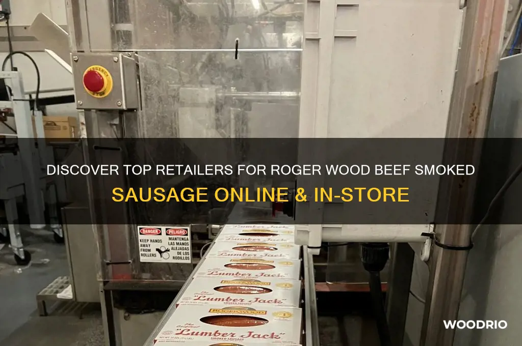where to buy roger wood beef smoked sausage