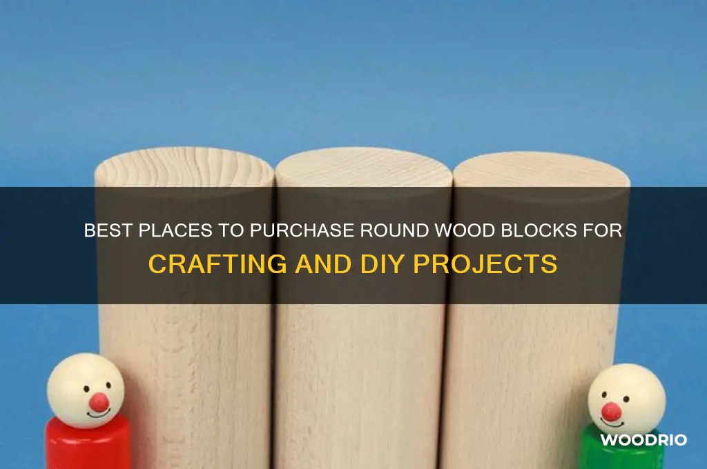 where to buy round wood blocks