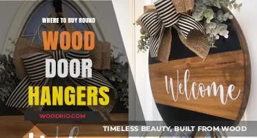 Best Places to Purchase Round Wood Door Hangers Online & Locally