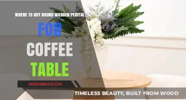 Best Places to Buy Round Wooden Pedestals for Coffee Tables