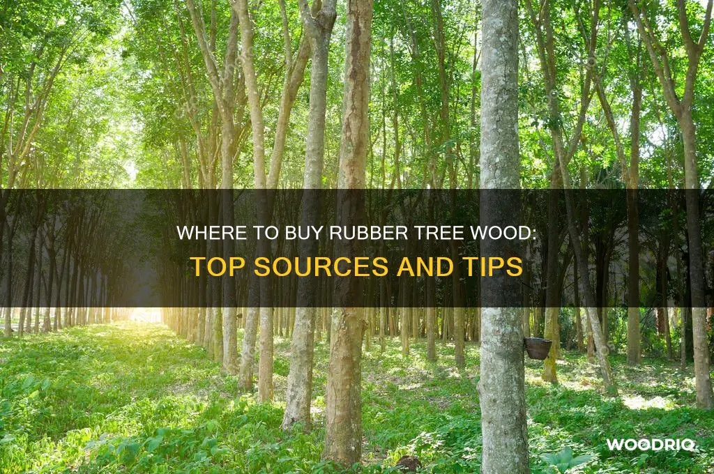where to buy rubber tree wood