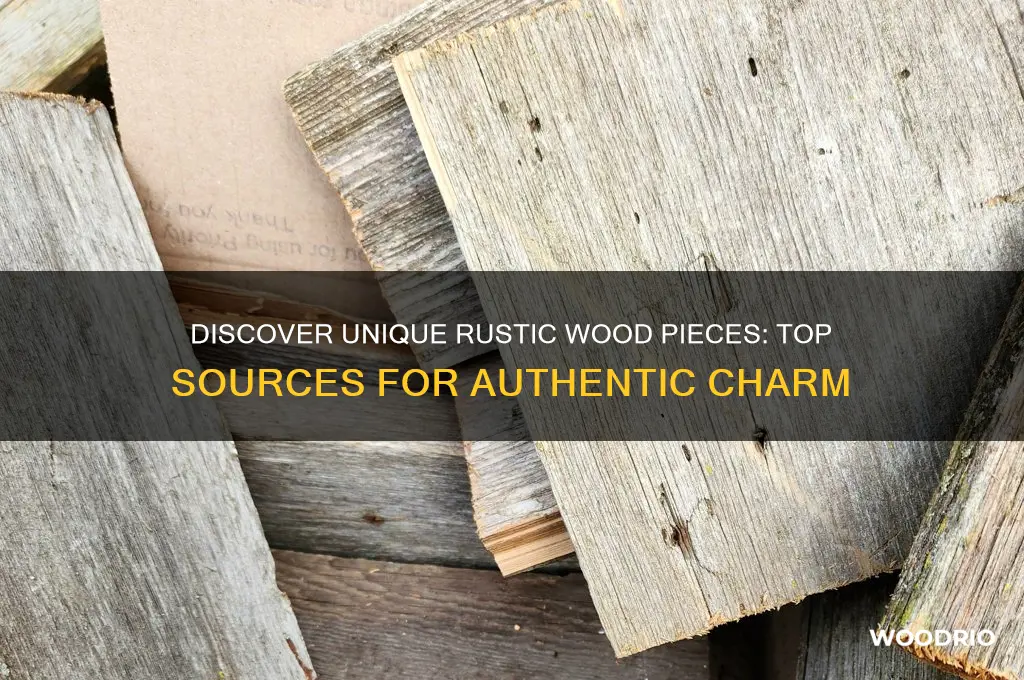 where to buy rustic pieces of wood