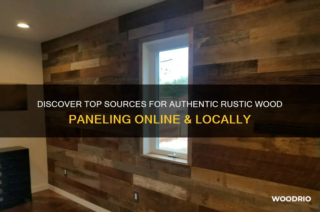 where to buy rustic wood paneling