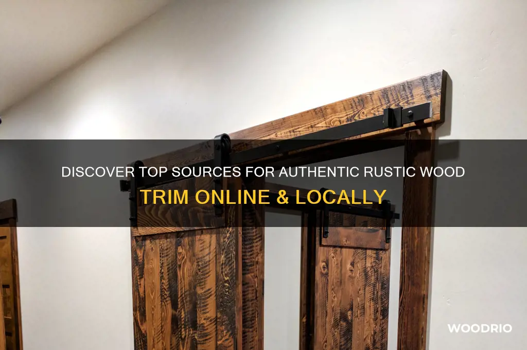where to buy rustic wood trim