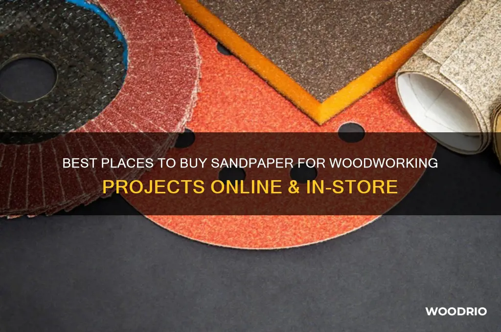 where to buy sandpaper for wood