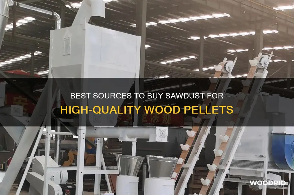 where to buy sawdust for wood pellets