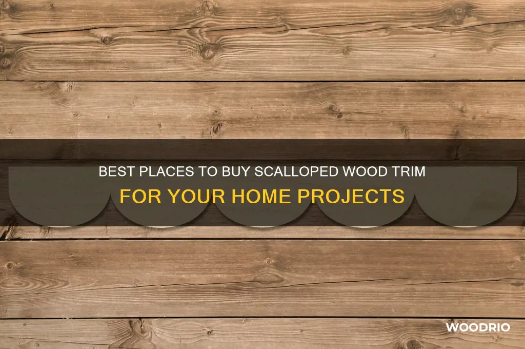 where to buy scalloped wood trim